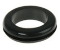 Kabeldurchführung, 15.5mm, Schwarz